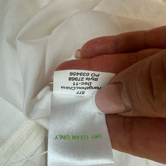 Lilly Pulitzer Resort White Wrapping Stripe Silk Organza Blossom Dress Size 6 - Picture 15 of 16